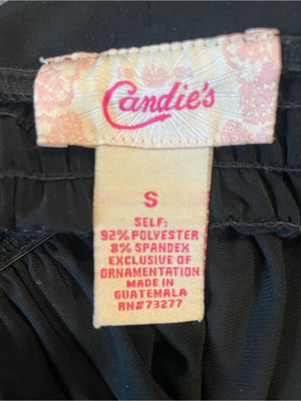 Candie's Black V-Neck Empire Waist Maxi Dress - Picture 9 of 10
